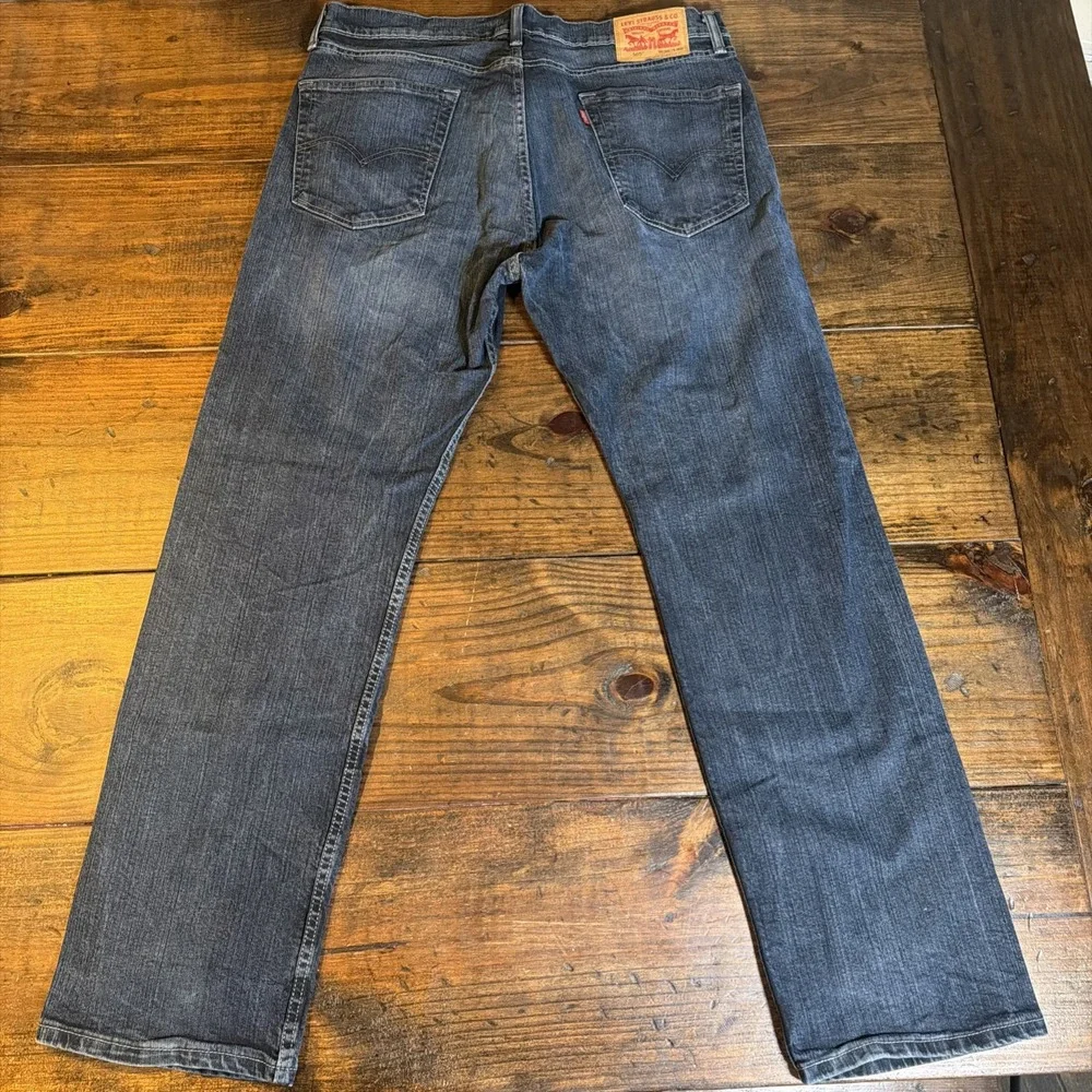 Levi's 505 Regular Fit Jeans Men's 36x32 Blue Denim Straight Leg